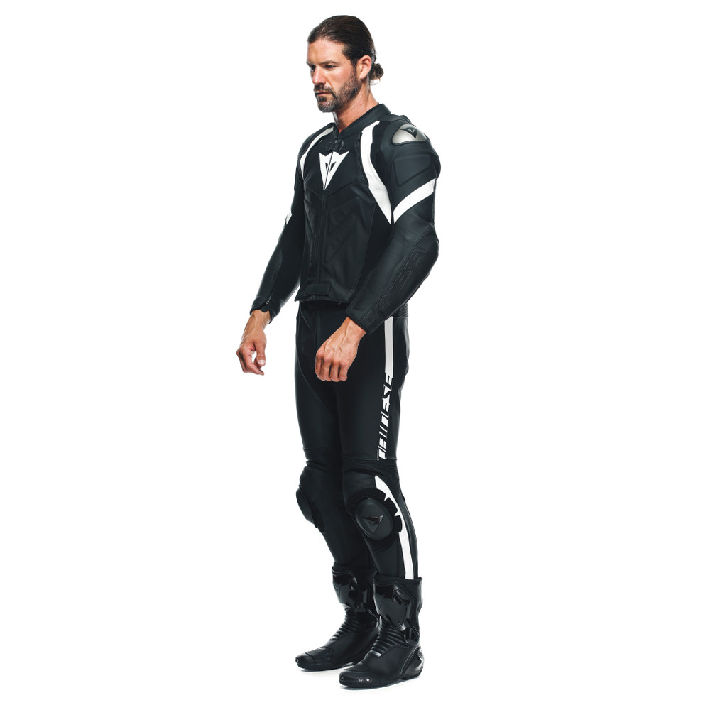 avro-4-leather-2pcs-suit-s-t-black-matt-black-matt-white image number 3