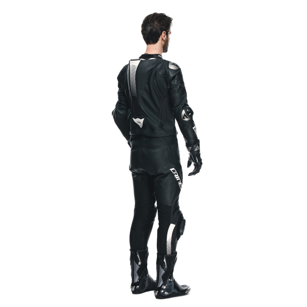 laguna-seca-5-2pcs-leather-suit-black-black-white image number 4