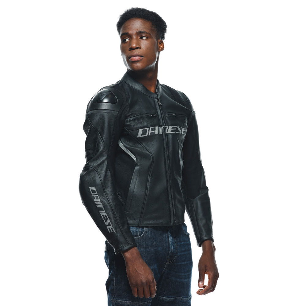 racing-4-leather-jacket-black-black image number 6