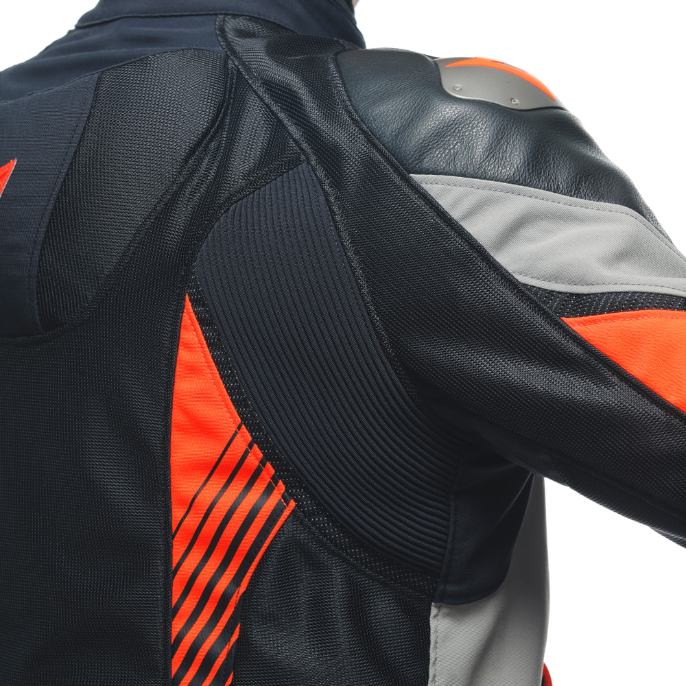 super-rider-2-absoluteshell-jacket-black-dark-gull-gray-fluo-red image number 12