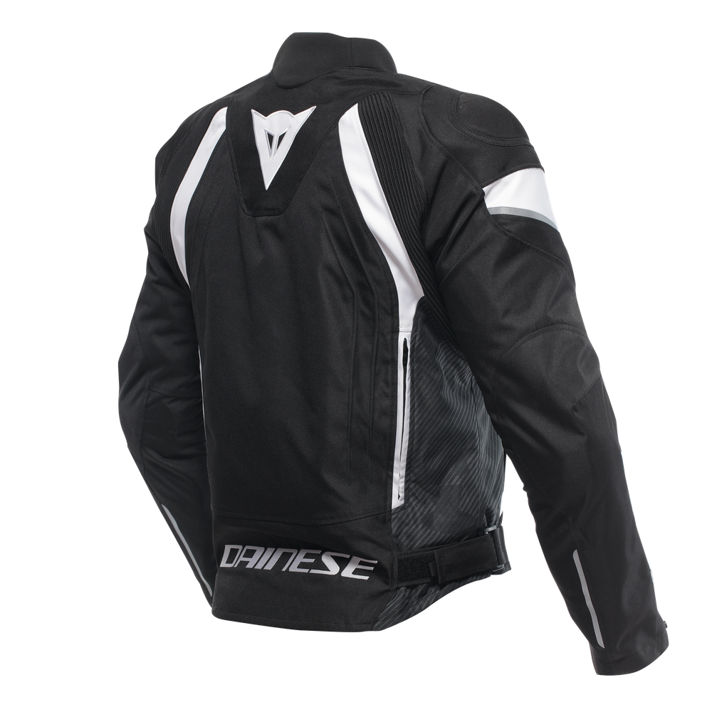 avro-5-tex-jacket-black-white-black image number 1